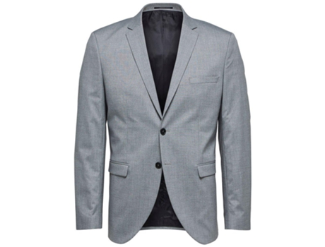 Chaqueta Blazer SELECTED Mylologan Slim (Gris - 46)