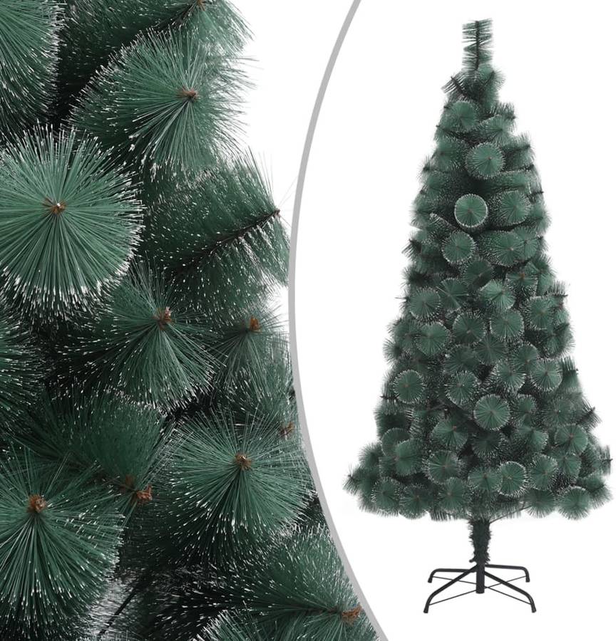 Árbol de Navidad VIDAXL con Soporte (Verde - 55x55x240 cm)