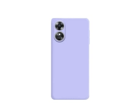 GIFT4ME Funda Protectora Trasera de Silicona para Oppo A17 Morada