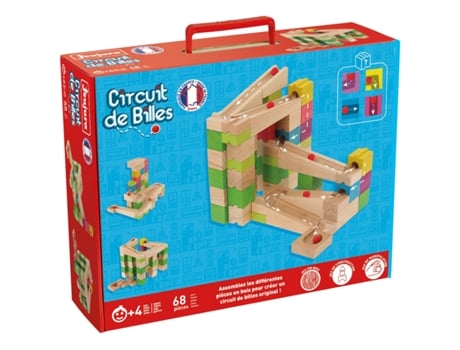 Puzzle JEUJURA (Madera - Beige - 39 x 31 x 11 cm)