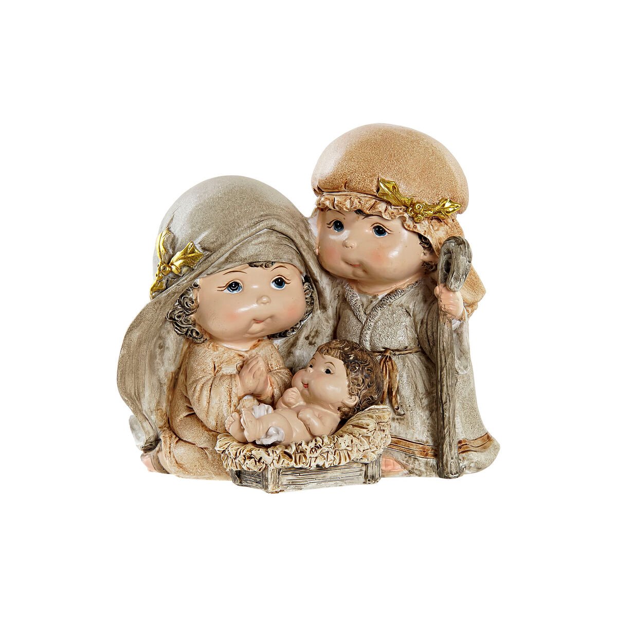 Belenes de Navidad DKD HOME DECOR (Resina - Muticolor)