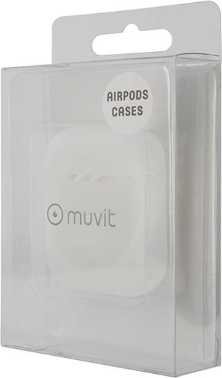 Funda Airpods MUVIT Silicona Blanco