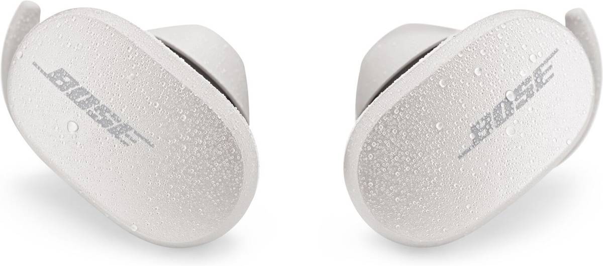 Auriculares Bluetooth True Wireless BOSE Quietcomfort (In Ear - Micrófono - Blanco)