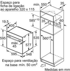 Horno Microondas SIEMENS HM676G0S6 (67 L - 59.4 cm - Pirolítico - Inox)