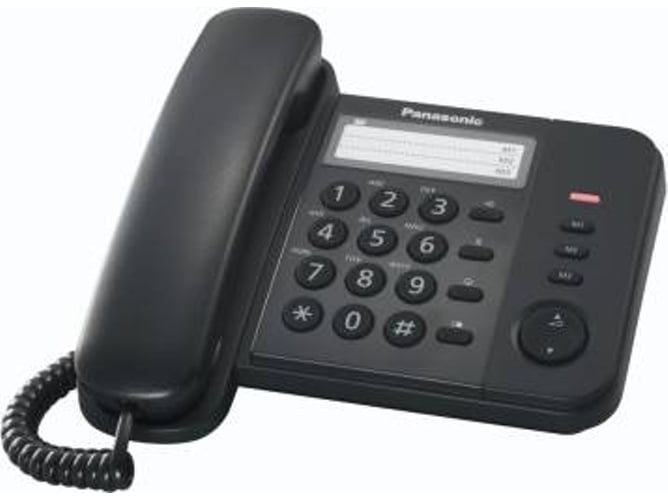 Teléfono Fijo PANASONIC KX-TS520EX1B Negro