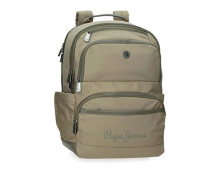 PEPE JEANS Mochila Para Portátil Poliéster y PU Corin Verde