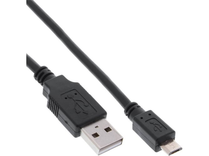 Cable USB INLINE (USB - 1 m - Negro)