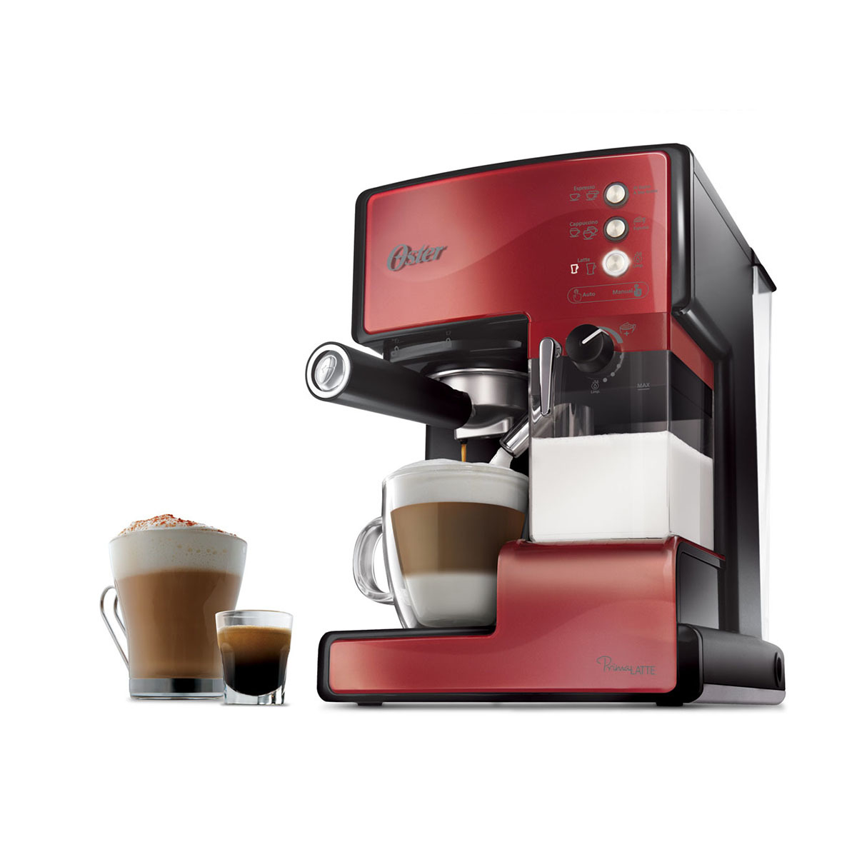 Cafetera OSTER BVSTEM6601R-050 (15 bar - Café Molido y Monodosis)