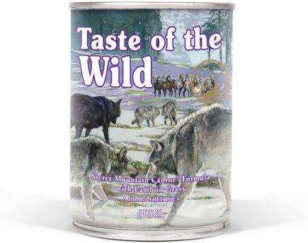 Pienso para Perros TASTE OF THE WILD (1x390 g - Húmeda - Sabor: Cordero)