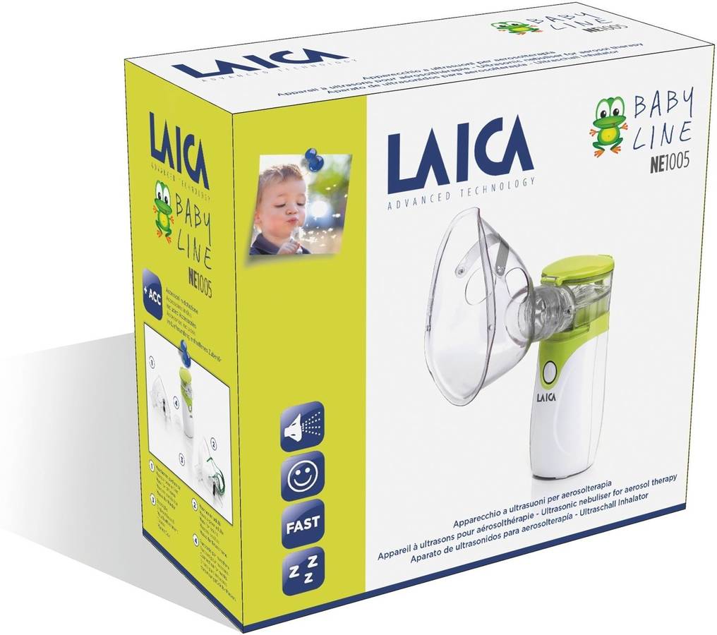 Nebulizador LAICA NE1005 Ultra-sónico (Blanco y Verde)