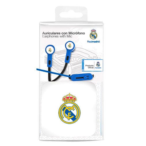 Auriculares SEVA Real Madrid (In Ear - Micrófono - Estampado)