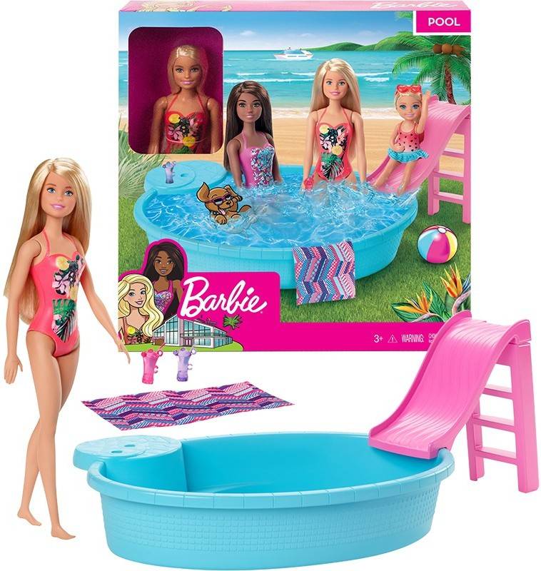 BARBIE: Con Piscina (Edad Minima: 3)