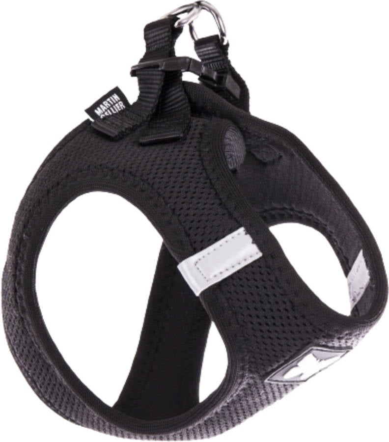 Arnés para Perros MARTIN SELLIER Mesh (Negro - XS - Tejido - Porte Mini)