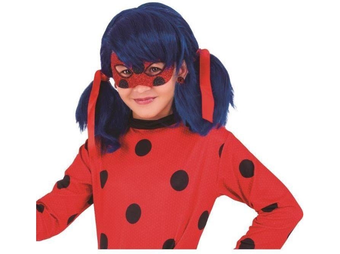 Antifaz Infantil Deluxe miraculous ladybug rubies para niños talla 34975 disfraz