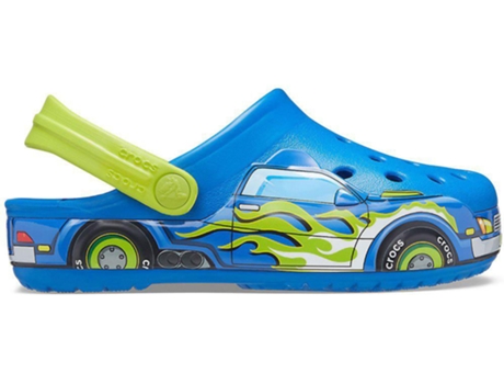 Zuecos CROCS Fun Lab Truck Band Clog Bebés (19-20 - Azul)