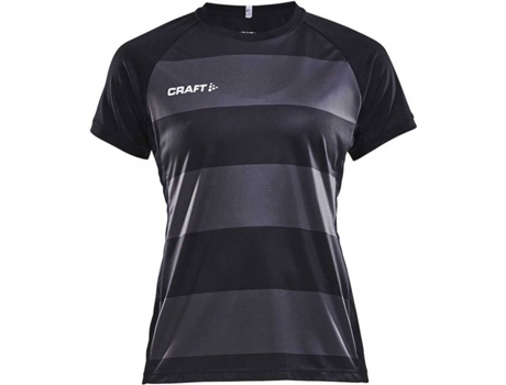 Camiseta de Mujer para Fútbol CRAFT Progress Graphic Multicolor Negro (XS)