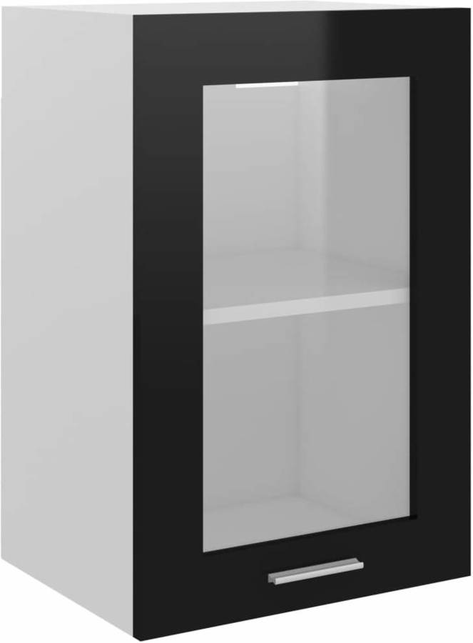 Armário de Pared VIDAXL Hanging Glass Cabinet 802511 (Madera - 40 x 31 x 60 cm)