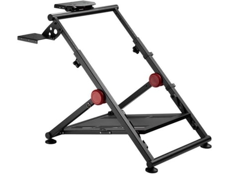 Soporte Para Volante y pedales oplite gt negro wheel stand universal el los platos las bielas caja de cambios compatible con todos productos logitech thrustmaster fanatec.