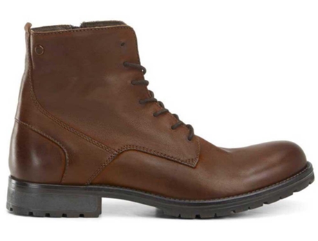 Botas JACK & JONES Fworka Leather 19 Sts - Hombre (44 - Marrón)