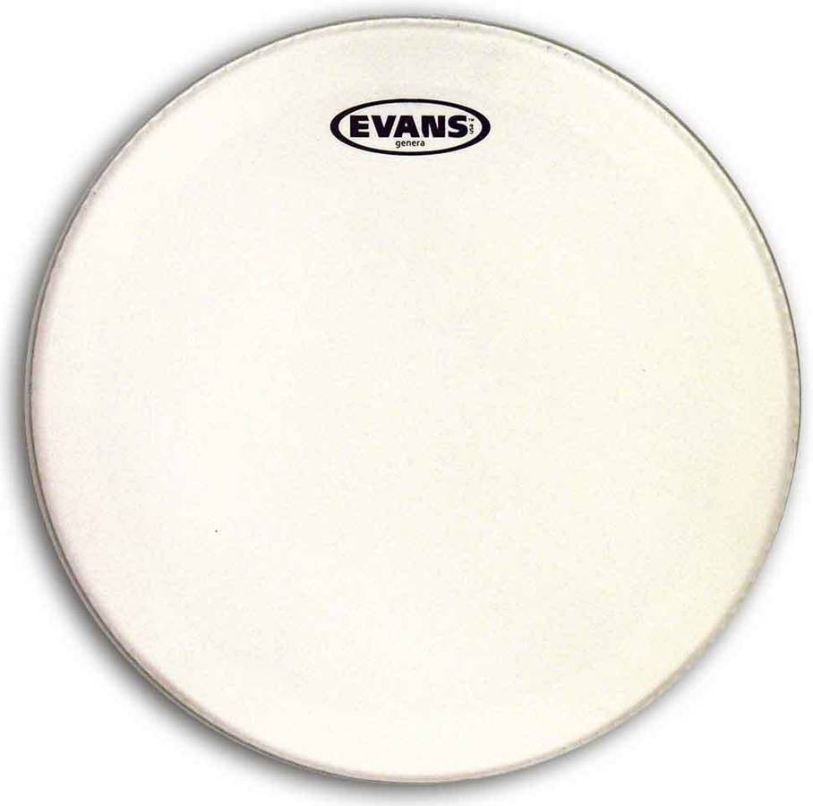 Evans B14gen Parche color blanco genera snare 14