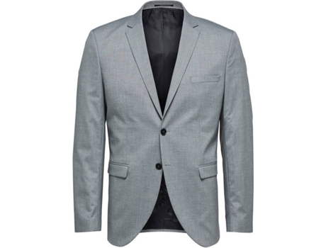 Chaqueta Blazer SELECTED Mylologan Slim (Gris - 42)