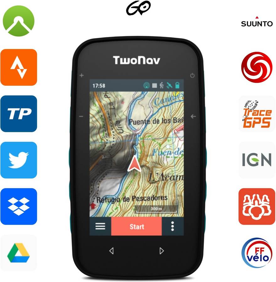 GPS TWONAVCross Azul