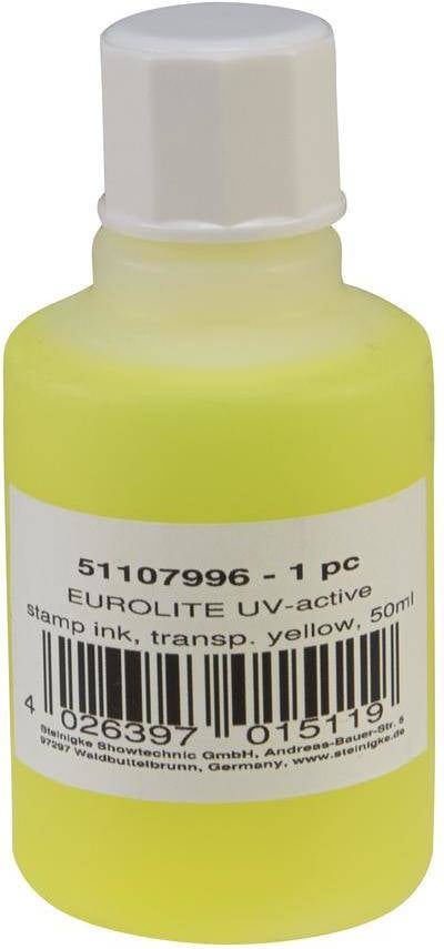 Eurolite Filtro De iluminación turquesa tinta sellos uv active stamp ink transparente amarillo 50