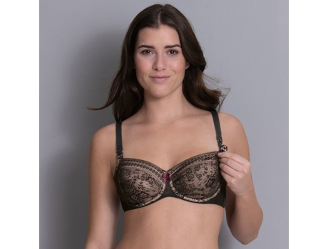 Sujetador de Mujer ANITA Fleur Amamentação Underwire Negro (44)