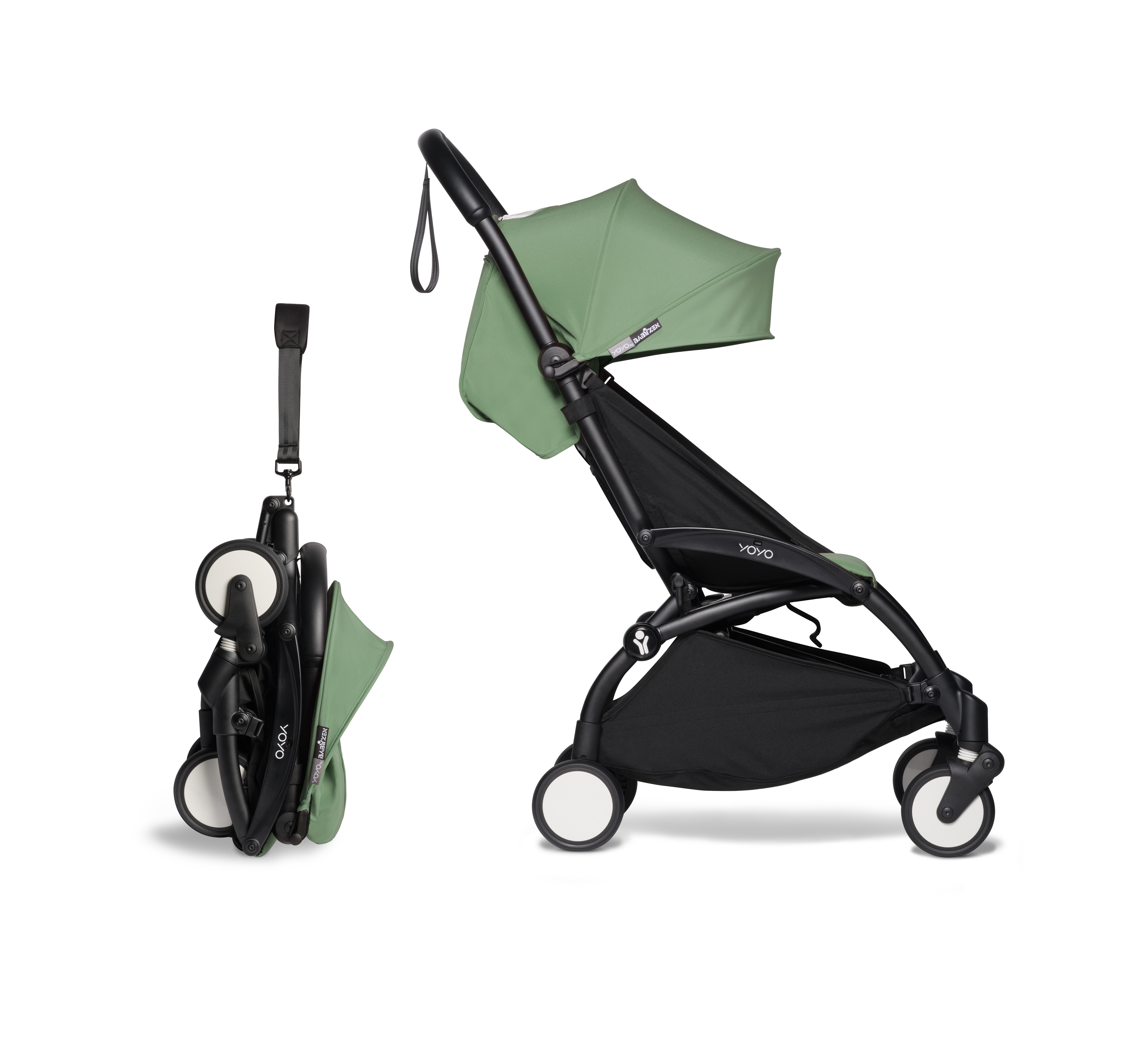 Silla de Paseo BABYZEN Yoyo² 6+ Cuadro Menta Negro