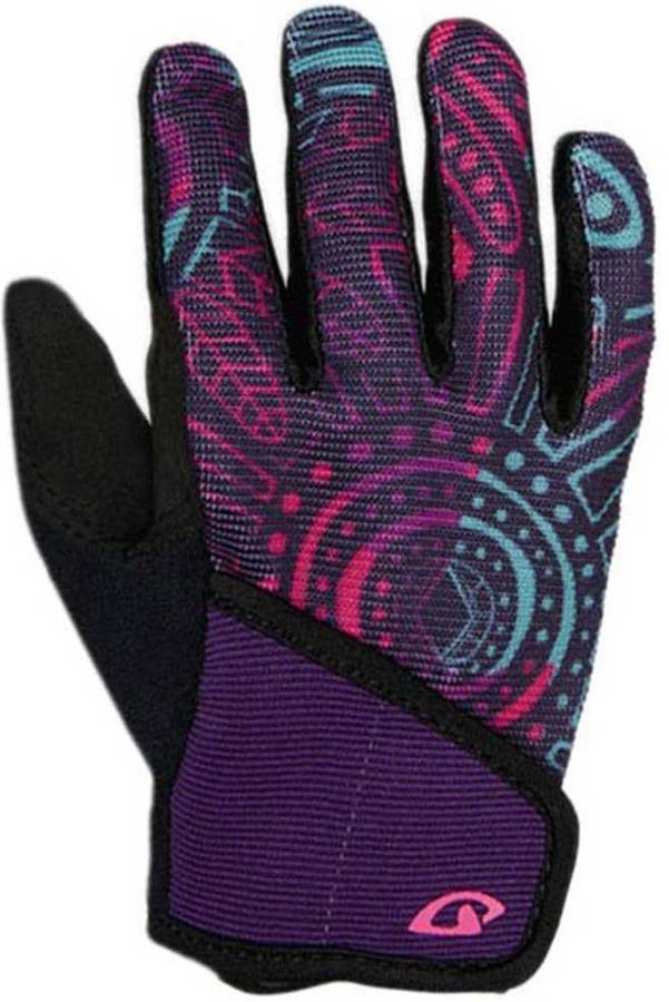 Guantes GIRO Jr -Lila Negro