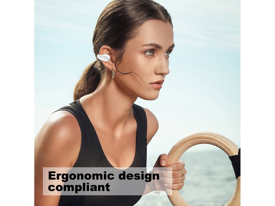 Auriculares inalámbricos de oreja abierta, auriculares Bluetooth