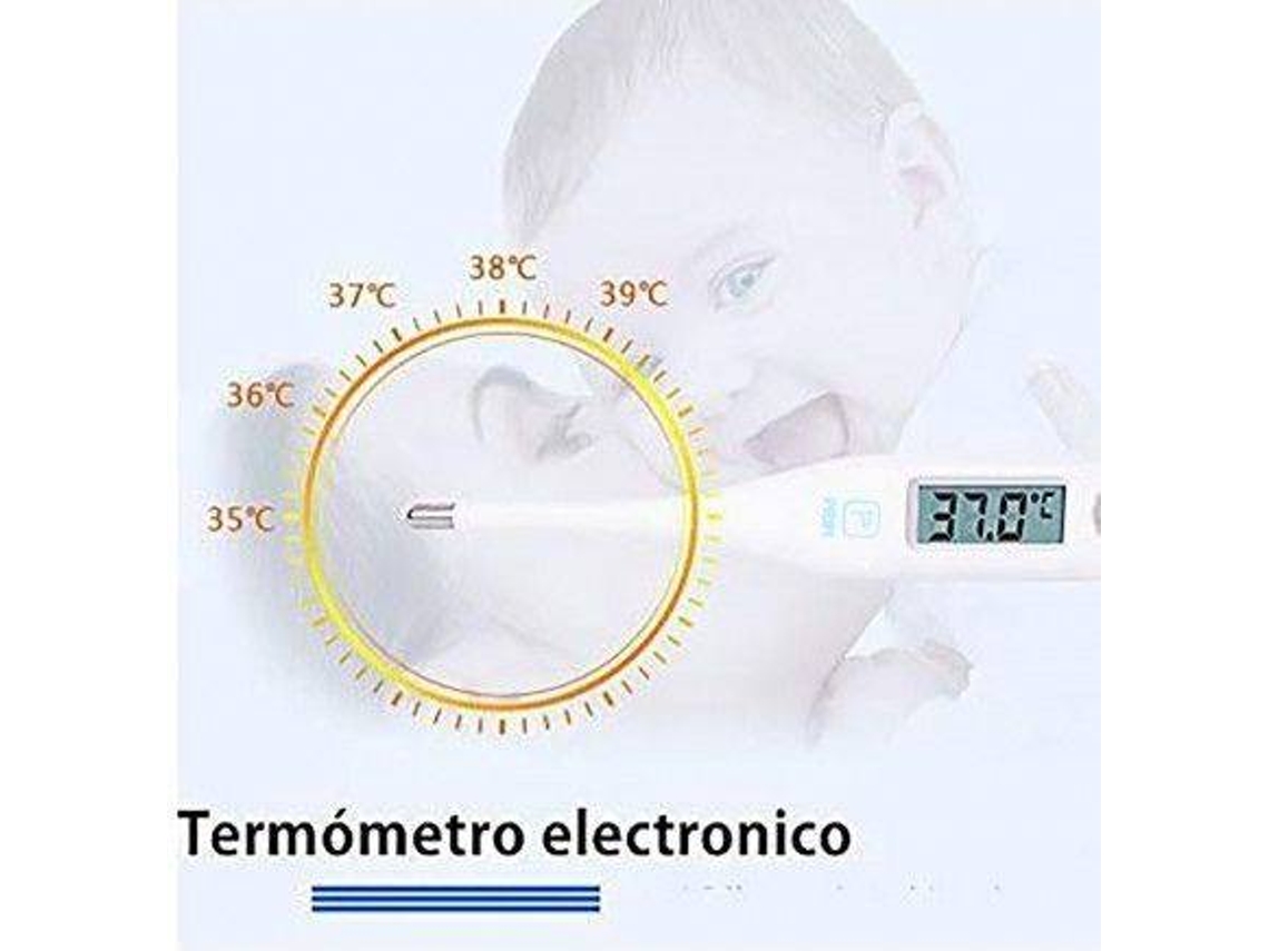 Termómetro Digital para la Fiebre, Bebés y Adultos. Termómetros  Electrónicos, Medición Rápida sin Mercurio.