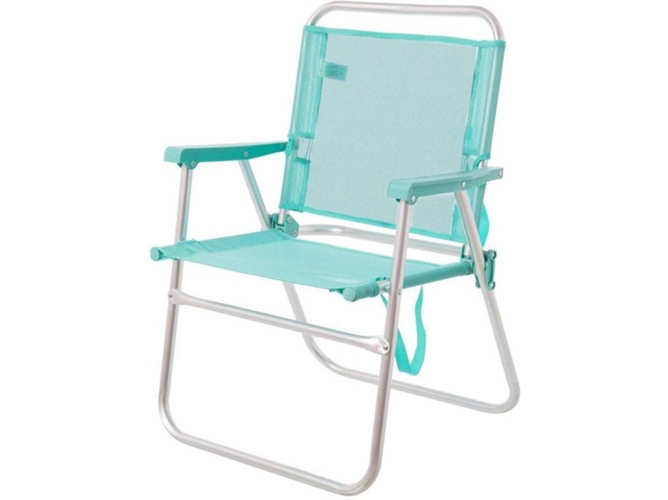 Silla JUINSA Playa Aluminio Fijo Color (Agua Marina - 57 x 50 x 78 cm)