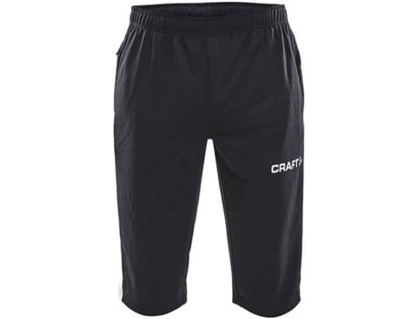 Pantalones para Hombre CRAFT 3/4 Progress Negro para Fitness (M)