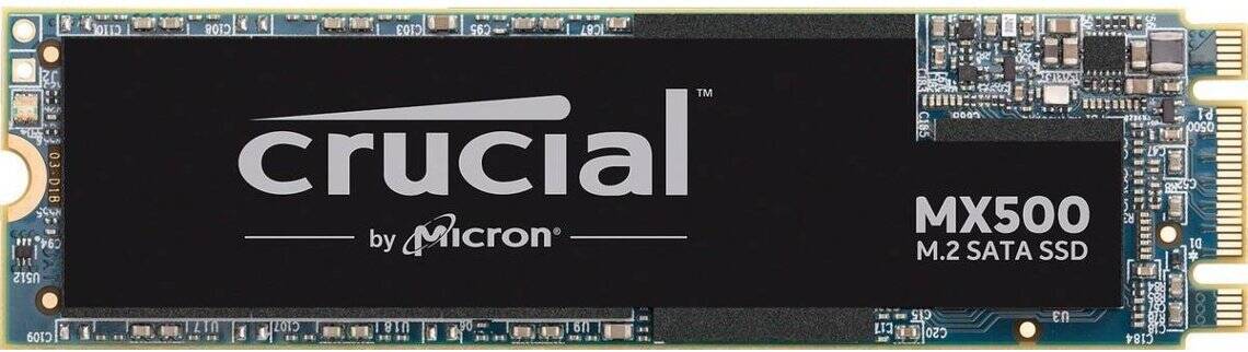 Disco SSD Interno CRUCIAL MX500 1TB (1 TB - M.2 SATA - 560 MB/s)