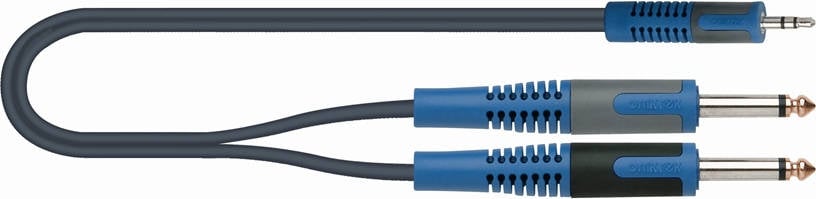 Roksolid Rksa1402 Cable de conector jack 2 x 63 mm 1 35