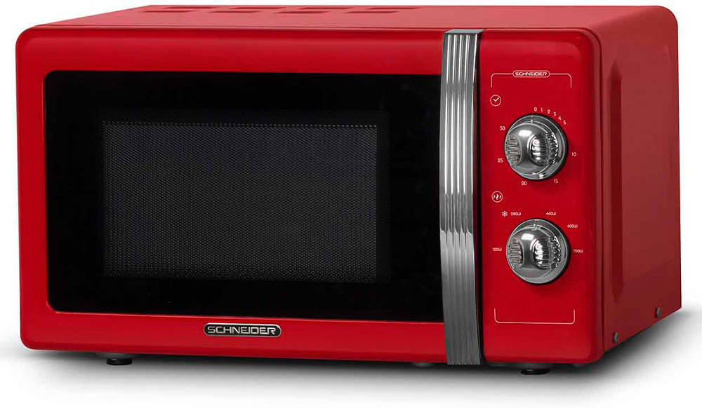 Microondas SCHNEIDER SMW20VMR (20 L - Sin Grill - Rojo)