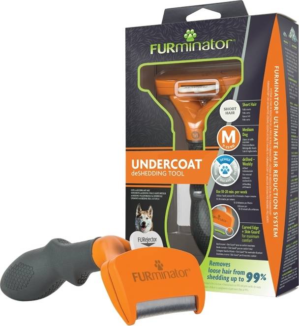 Furminator Herramienta Deshedding para perros medianos pelo corto esquileo undercoat tamaño