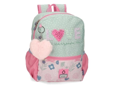 Mochila de paseo ENSO Love ice cream 32cm adaptable