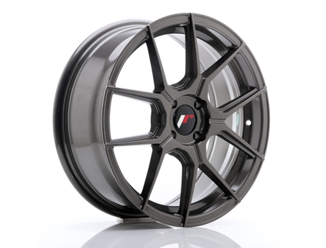 Llanta Japan Racing Jr30 17X7 Et 40 4X100 Cb 67,1 Gris Pulido