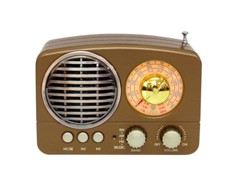 Radio Bluetooth SLOWMOOSE M-160Bt M-161Bt [Color Madera M-161Bt]