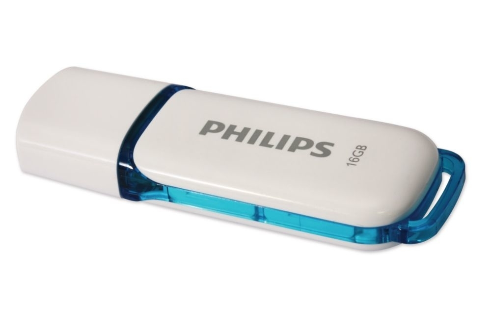 Pendrive 16 GB PHILIPS Key Snow Azul USB 2.0