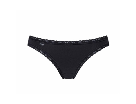 Conjunto de 3 calcinhas femininas sloggi weekend tanga 24/7