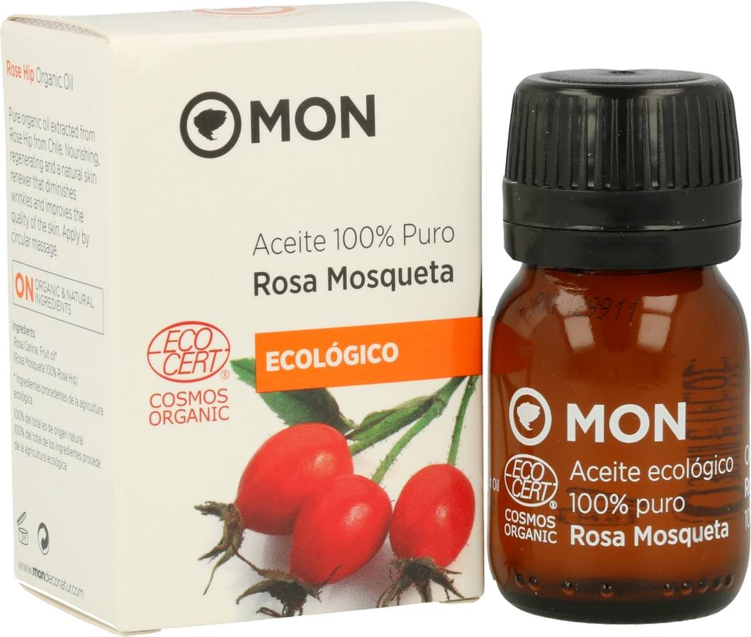 Aceite Corporal MON DECONATUR Eco Esencial Puro De Rosa Mosqueta (100%) (30 ml)