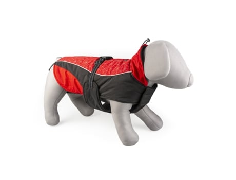 Quispo para Perros DUVO+ con Forro de Lana (Rojo - Talla: L)