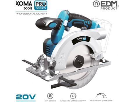 Sierra Circular 20v sin bateria ni cargador koma tools serie pro edm