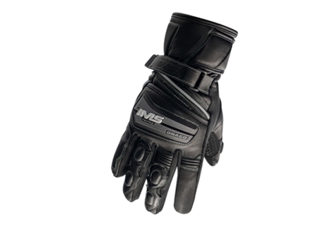 Guante IMS Motociclismo Draco Hombre Negro Gris (XS)