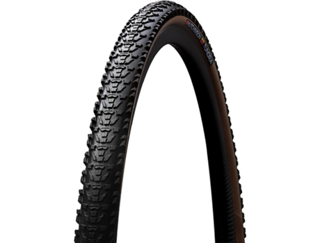 Cubierta HUTCHINSON Tundra 700X40 Hardskin Bi-Compound Tubeless Ready Plegable Marron (Negro)