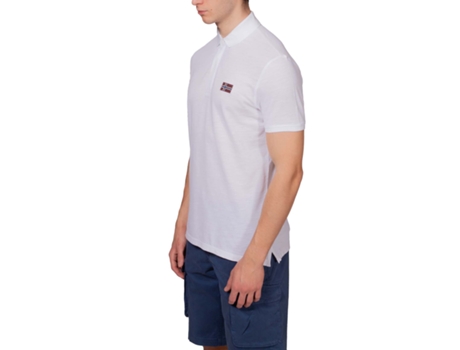 Polo de Hombre NAPAPIJRI Algodón Blanco (S)