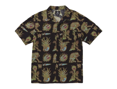 Camisa de Hombre VOLCOM Tetsunori Multicolor (L)